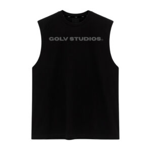 Tank Top Oversized Black